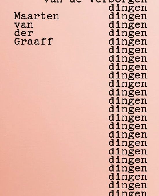 Maarten van der Graaff – Huishoudboekje van de verborgen dingen